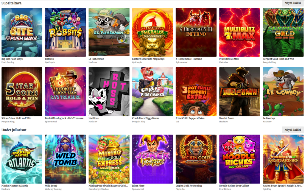 Lucky Spins games